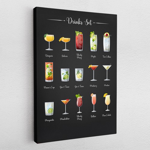 Quadro tela poster vetro - poster,