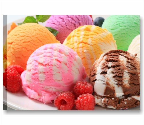 Bar gelato quadro - bar, 70x50