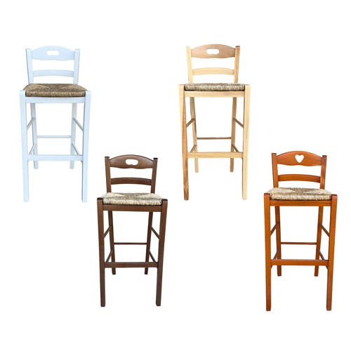Sgabello snack fisso - snack, legno