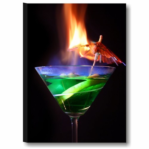 Cocktail flaming quadro - cocktail,